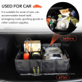 Folding Car Trunk Organizer Waterproof Car Boot Organiser Multi 1680d Oxford Cloth Pockets 60L Car Storage Bags